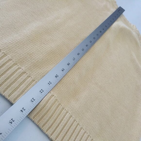 Westbound women's size M yellow cardigan knit sweater - Picture 12 of 15